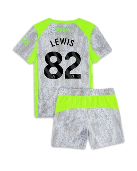 Manchester City Rico Lewis #82 Maglia Gara Terza Repliche 2025-26 Bambino Maniche Corte
